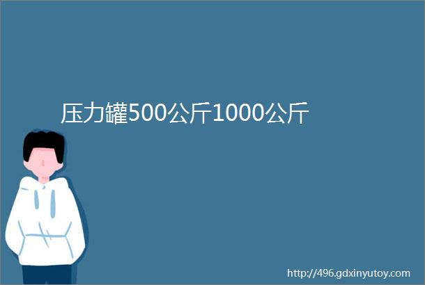 压力罐500公斤1000公斤