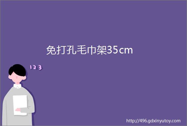 免打孔毛巾架35cm